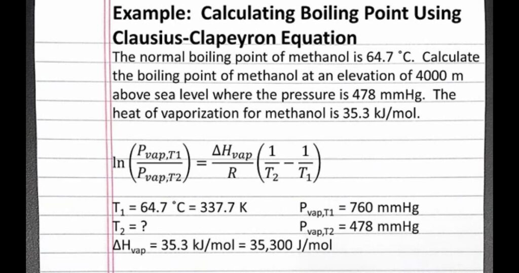 Example Calculation